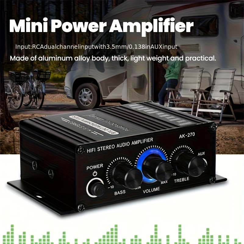 Amplificador de audio estéreo  - Audio Home Cinema reseña y precio