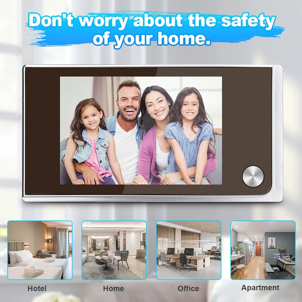 Timbre con mirilla y cámara de - Home Cinema Wireless reseña y precio
